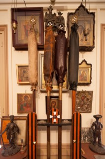 France, Region Ile de France, Hauts de Seine, Courbevoie, 12 bis rue Saint-Guillaume, musee du regiment cosaque de la Garde Imperiale, tsar, Alexandre Bobtikoff, conservateur,