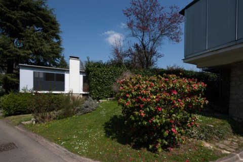 France, Region Ile de France, Hauts de Seine, Meudon, 93 route des Gardes, lotissement, maisons Jean Prouve,