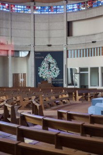 France, Region Ile de France, Hauts de Seine, Vaucresson, eglise Saint-Denys, clocher, religion catholique,