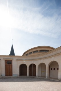 France, Region Ile de France, Hauts de Seine, Vaucresson, eglise Saint-Denys, clocher, religion catholique,