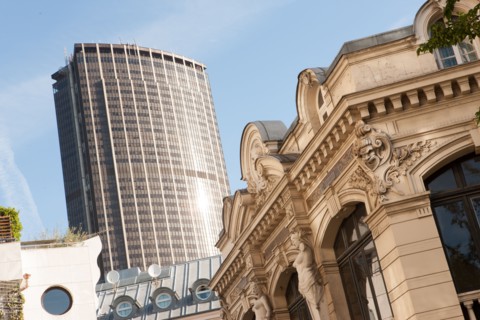 France, Region Ile de France, Paris, 14e arrondissement, rue de la Gaite, theatre de la Gaite, Tour Montparnasse,