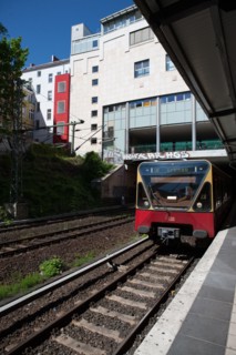 Allemagne (Germany), Berlin, Prenzlauer Berg, metro, S-Bahn, transport urbain,