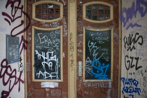 Allemagne (Germany), Berlin, Prenzlauer Berg, signes de ville, murs peints,