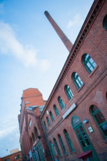 Allemagne (Germany), Berlin, Prenzlauer Berg, Kulturbrauerei, complexe culturel associatif, cheminee,