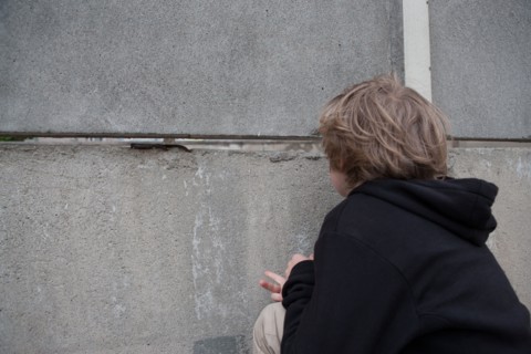 Allemagne (Germany), Berlin, Bernauer Strasse, Mur de Berlin, autour du memorial du mur,