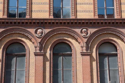 Allemagne (Germany), Berlin, Scheunenviertel, quartier des Granges, Postfuhramt, anciennes ecuries de la Poste,