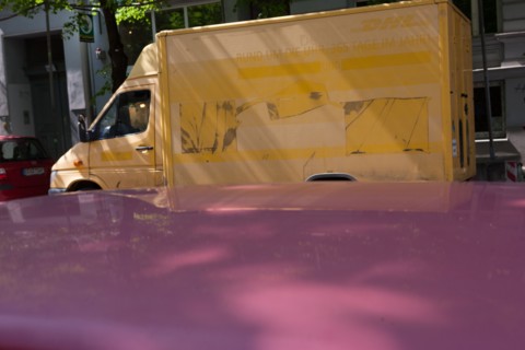 Allemagne (Germany), Berlin, Prenzlauer Berg, camion