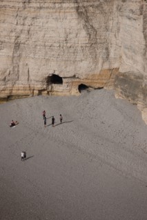 France, region Haute Normandie, Seine Maritime, pays des hautes falaises, Etretat, falaise d'aval,