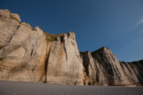 France, region Haute Normandie, Seine Maritime, pays des hautes falaises, Etretat, falaise d'aval,