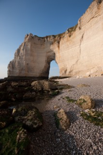 France, region Haute Normandie, Seine Maritime, pays des hautes falaises, Etretat, falaise d'aval,