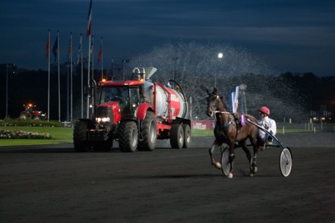 France, Ile de France, Val-de-Marne, Boissy-Saint-Leger, centre d'entrainement de Grosbois, chateau, trot, courses hippiques,