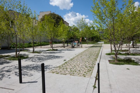 France, Ile de France, Hauts-de-Seine, ville de Clichy-la-Garenne, rue des Cailloux, parc Marcel Bich,
Copyright notice: CRT PIdF