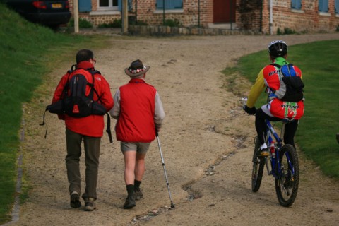 France, Haute Normandie, Seine Maritime, Abbaye du Valasse, journee des sports, randonnee, equitation, attelage et vtt, 30 mars 2014,