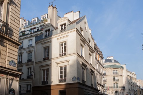 France, Ile de France, Paris 4e arrondissement, 61 rue du Temple, ancienne maison ayant servi de synagogue sous Napoleon 1er,