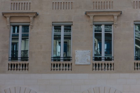 France, Ile de France, Paris 9e arrondissement, immeuble 2 rue de la Chaussee d'Antin, Immeuble Rossini, architecte Nicolas-Jacques-Antoine Vestier, immeuble de bureaux, facade, facadisme, renovation,