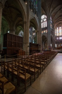 France, Ile de France, Seine Saint Denis, basilique de Saint-Denis, necropole des rois de France, nef,