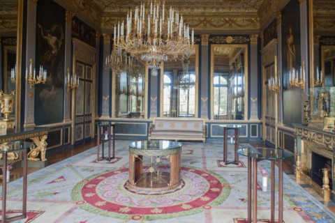 France, Ile de France, Paris 7e arrondissement, 78 rue de Lille, Hotel de Beauharnais, residence de l'ambassadeur d'Allemagne, hotel particulier, salon des quatre saisons,