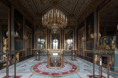 France, Ile de France, Paris 7e arrondissement, 78 rue de Lille, Hotel de Beauharnais, residence de l'ambassadeur d'Allemagne, hotel particulier, salon des quatre saisons,
