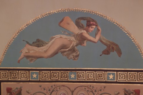 France, Ile de France, Paris 7e arrondissement, 78 rue de Lille, Hotel de Beauharnais, residence de l'ambassadeur d'Allemagne, hotel particulier, chambre du prince Eugene