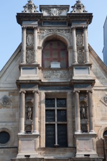 France, Ile de France, Paris 6e arrondissement, rue Bonaparte, Ecole nationale Superieure des Beaux-Arts (ENSBA), ancien portique du chateau d'Anet,