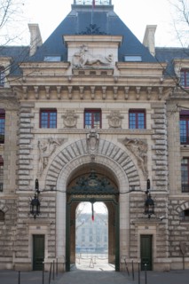 France, Ile de France, Paris 4e arrondissement, boulevard Henri IV, caserne des Celestins, Garde Republicaine,