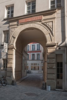 France, Ile de France, Paris 11e arrondissement, 5 rue de Charonne, Cour Saint Joseph, anciens ateliers,