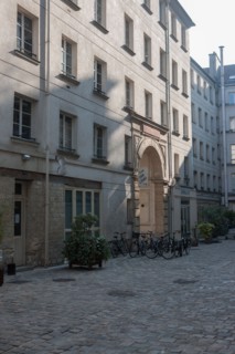 France, Ile de France, Paris 11e arrondissement, 5 rue de Charonne, Cour Saint Joseph, anciens ateliers,