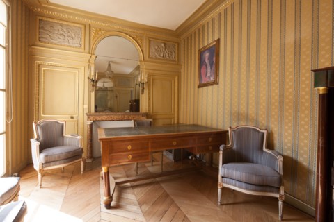 France, Ile de France, Paris 7e arrondissement, 73 rue de Grenelle, Hotel de Gallifet, Centre Culturel Italien, cabinet de travail de Talleyrand, decor,