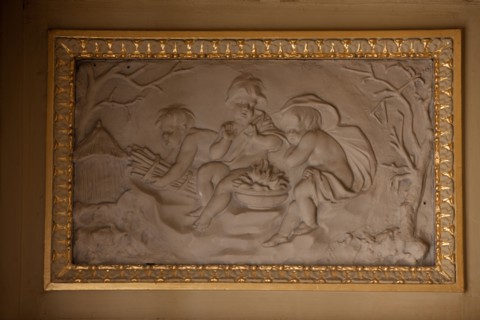 France, Ile de France, Paris 7e arrondissement, 73 rue de Grenelle, Hotel de Gallifet, Centre Culturel Italien, cabinet de travail de Talleyrand, decor,