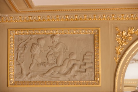 France, Ile de France, Paris 7e arrondissement, 73 rue de Grenelle, Hotel de Gallifet, Centre Culturel Italien, cabinet de travail de Talleyrand, decor,