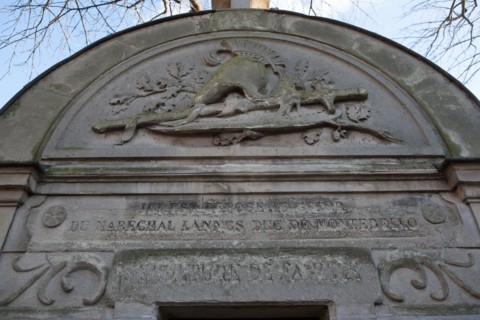 France, Ile de France, Paris 18e arrondissement, cimetiere de Montmartre, tombe du marechal Lannes, chapelle, sepulture de famille,