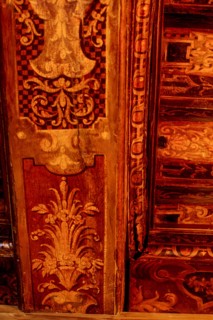 France, Ile de France, Paris 5e arrondissement, 47 quai des Tournelles, Hotel Miramion, ancien musee de la Medecine, desormais propriete privee, detail du plafond peint,