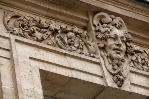 France, Ile de France, Paris 5e arrondissement, 47 quai des Tournelles, Hotel Miramion, ancien musee de la Medecine, desormais propriete privee, facade sur cour,
