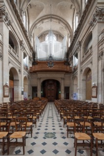 France, Ile de France, Paris 1er arrondissement, 145 rue Saint-Honore, temple de l'Oratoire du Louvre, protestantisme