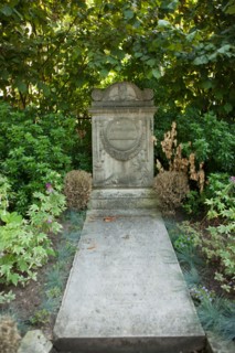 France, Ile de France, Paris 20e arrondissement, cimetiere du Pere Lachaise, 11e division, tombe d'Alexandre Theodore Brongniart, architecte du Palais de la Bourse a Paris.