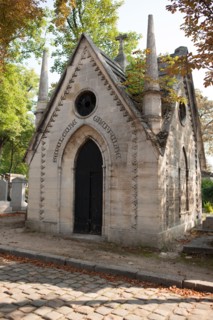 France, Ile de France, Paris 20e arrondissement, cimetiere du Pere Lachaise, sepulture, 43e division, chapelle funeraire du banquier Jean-Louis Greffulhe et de sa famille, architecte alexandre Theodor...