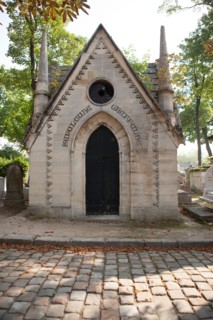 France, Ile de France, Paris 20e arrondissement, cimetiere du Pere Lachaise, sepulture, 43e division, chapelle funeraire du banquier Jean-Louis Greffulhe et de sa famille, architecte alexandre Theodor...