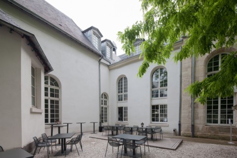 France, Ile de France, Paris 10e arrondissement, rue Saint-Martin, ancien couvent des Recollets, arcades, Maison de l'Architecture