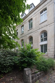 France, Ile de France, Paris 10e arrondissement, rue Saint-Martin, ancien couvent des Recollets, arcades, Maison de l'Architecture
