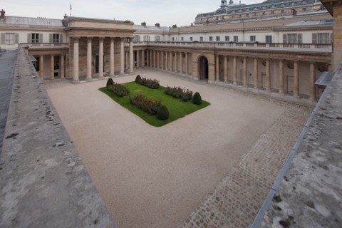 France, Ile de France, Paris 7e arrondissement, Hotel de Salm, rue de Lille, Grande Chancellerie de la Legion d'Honneur, Palais de la Legion d'Honneur, Musee, architecte Pierre Rousseau, colonnade, co...