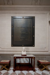 France, Ile de France, Paris 7e arrondissement, Hotel de Salm, rue de Lille, Grande Chancellerie de la Legion d'Honneur, Palais de la Legion d'Honneur, Musee, architecte Pierre Rousseau, liste des Gra...
