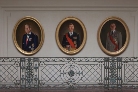 France, Ile de France, Paris 7e arrondissement, Hotel de Salm, rue de Lille, Grande Chancellerie de la Legion d'Honneur, Palais de la Legion d'Honneur, Musee, architecte Pierre Rousseau, partie haute ...
