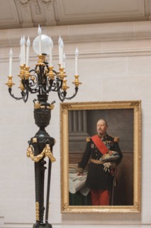 France, Ile de France, Paris 7e arrondissement, Hotel de Salm, rue de Lille, Grande Chancellerie de la Legion d'Honneur, Palais de la Legion d'Honneur, Musee, architecte Pierre Rousseau, portrait du g...