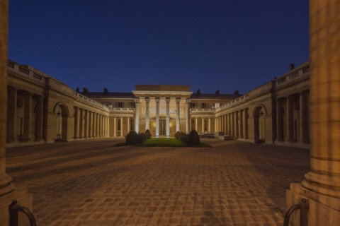 France, Ile de France, Paris 7e arrondissement, Hotel de Salm, rue de Lille, Grande Chancellerie de la Legion d'Honneur, Palais de la Legion d'Honneur, Musee, architecte Pierre Rousseau, colonnade, co...