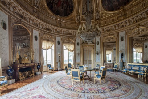 France, Ile de France, Paris 7e arrondissement, Hotel de Salm, rue de Lille, Grande Chancellerie de la Legion d'Honneur, Palais de la Legion d'Honneur, Musee, architecte Pierre Rousseau, salon de la R...