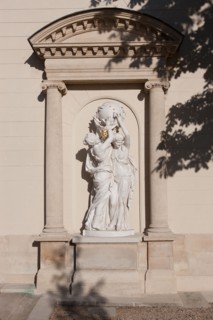 France, Ile de France, Paris 7e arrondissement, Hotel de Salm, rue de Lille, Grande Chancellerie de la Legion d'Honneur, Palais de la Legion d'Honneur, Musee, architecte Pierre Rousseau, sculpture, co...