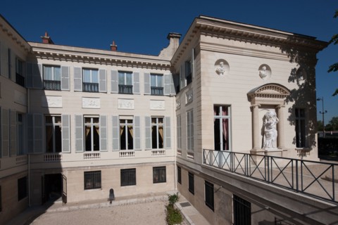 France, Ile de France, Paris 7e arrondissement, Hotel de Salm, rue de Lille, Grande Chancellerie de la Legion d'Honneur, Palais de la Legion d'Honneur, Musee, architecte Pierre Rousseau, sculpture, co...
