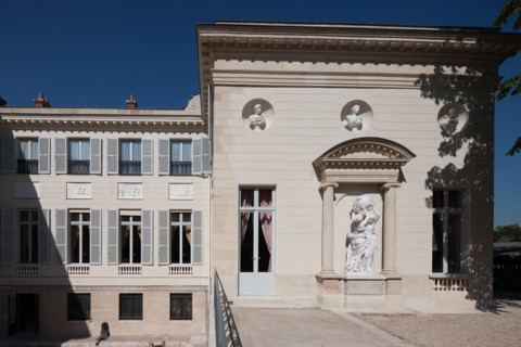 France, Ile de France, Paris 7e arrondissement, Hotel de Salm, rue de Lille, Grande Chancellerie de la Legion d'Honneur, Palais de la Legion d'Honneur, Musee, architecte Pierre Rousseau, sculpture, co...