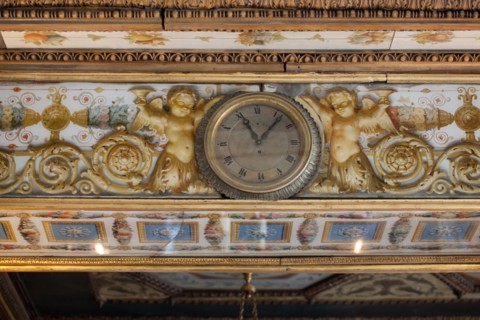 France, Ile de France, Paris 1er arrondissement, Palais Royal, Galerie de Beaujolais, 17 rue du Beaujolais, restaurant Le Grand Vefour, chef Guy Martin, restaurant gastronomique, gastronomie, decor, i...