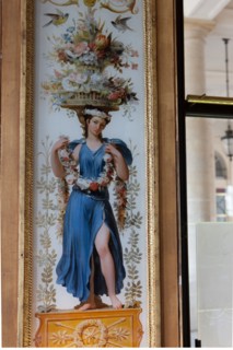 France, Ile de France, Paris 1er arrondissement, Palais Royal, Galerie de Beaujolais, 17 rue du Beaujolais, restaurant Le Grand Vefour, chef Guy Martin, restaurant gastronomique, gastronomie, decor, i...